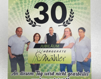 30 Jahren Hörgeräte Mähler
